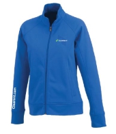 Clearent Ladies Blue Zip Up Jacket: Click to Enlarge